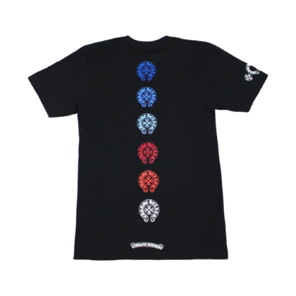 CH Multi Colored Horseshoe Straight Cross T-Shirt